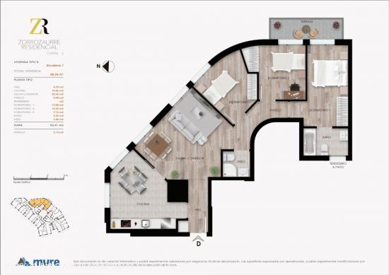 PROMOCIÓN VIVIENDAS ZORROZAURE RESIDENCIAL CON ESPECTACULARES VISTAS - VIZCAYA