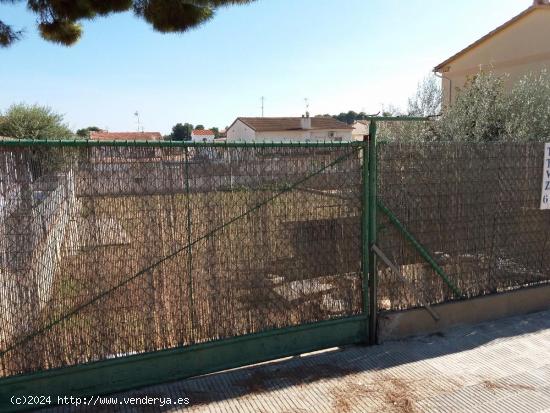 Solar de 500 m2 para construir 1 casa unifamiliar - TARRAGONA