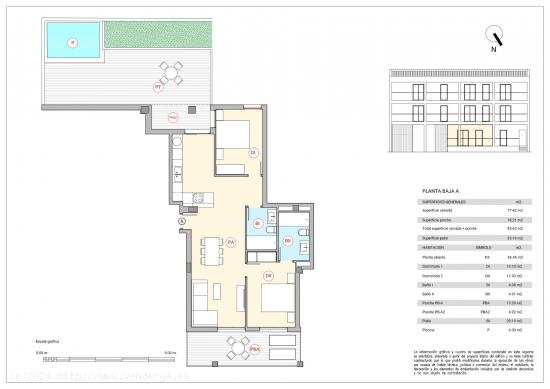 Planta baja de obra nueva con piscina privada - BALEARES