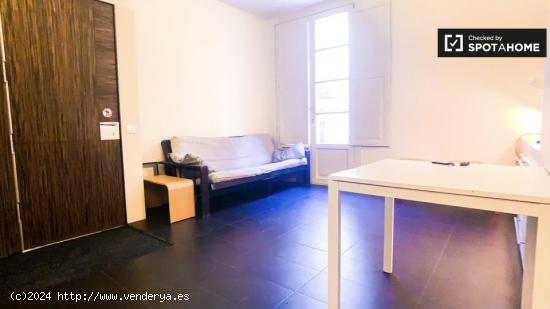 Impresionante apartamento de 1 dormitorio con balcón en alquiler en El Born - BARCELONA