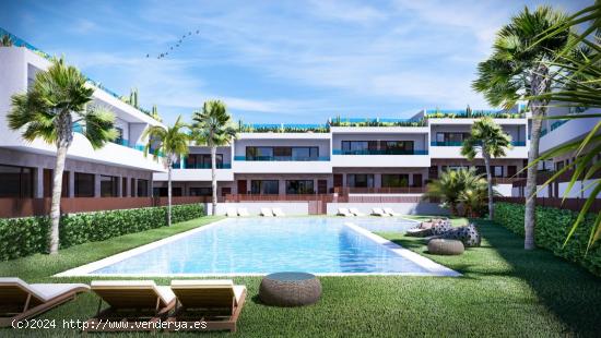 VENTA-OBRA NUEVA-BUNGALOWS-LOS BALCONES-3D-3B-SOLÁRIUM-JARDÍN-PISCINA COMUN.-PRECIO DE 223.000EUR 