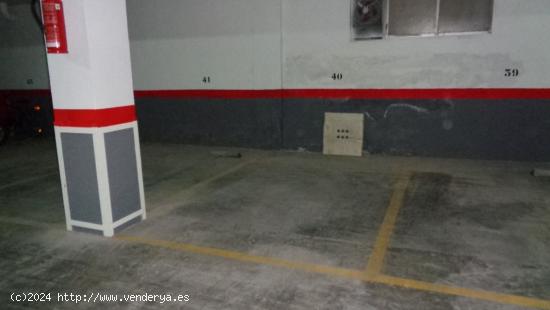 PLAZA DE BUEN TAMAÑO EN PARKING EN SOTANO -1 - VALENCIA