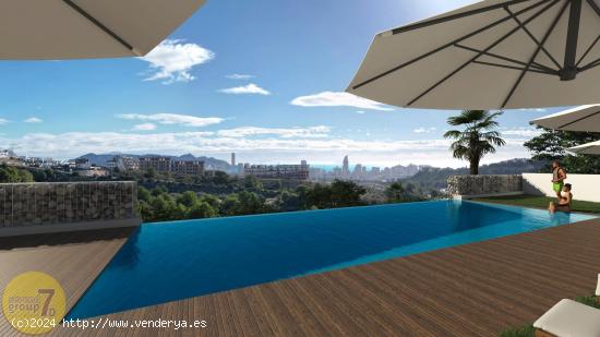 SE VENDE OBRA NUEVA CON VISTAS AL MAR Y MONTAÑA DE DOS DORMITORIOS CON PISCINA COMUNITARIA - ALICAN