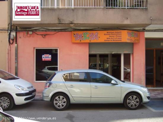 LOCAL COMERCIAL EN ALQUILER EN ALMUSSAFES - VALENCIA