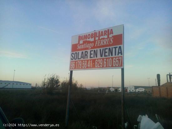 VENTA DE SUELO INDUSTRIAL EN SOLLANA  ELS OLIVARONS  - VALENCIA