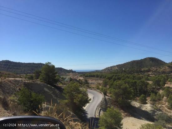 Se vende terreno rustico con vistas en Orxeta - ALICANTE