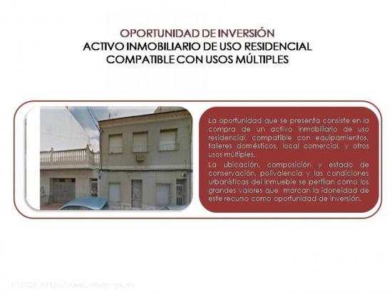  OPORTUNIDAD VENTA SOLAR PARA PROMOCION DE VIVIENDAS - MURCIA 