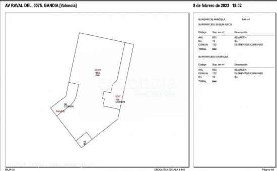 Local comercial en Gandia, Avenida del Raval, 653 m2 - VALENCIA