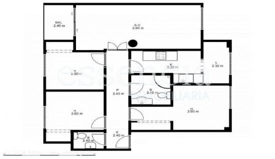 OPORTUNIDAD VIVIENDA EN GANDIA CON ASCENSOR EN CALLE PERU. - VALENCIA