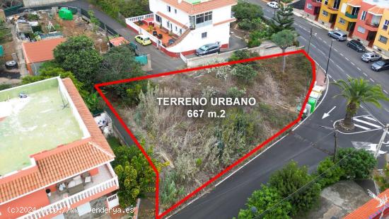  Terreno Urbano en Venta en Tacoronte - 667 m² en Ubicación Estratégica - SANTA CRUZ DE TENERIFE 