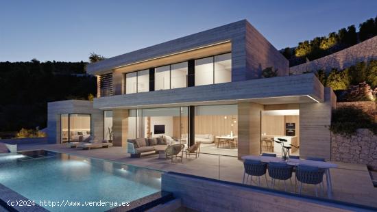 ▷Proyecto de Construcción Villa de Lujo Benissa Costa Vista Mar y Piscina Alicante Costa Blanca -