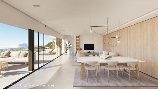 ▷Proyecto de Construcción Villa de Lujo Benissa Costa Vista Mar y Piscina Alicante Costa Blanca -