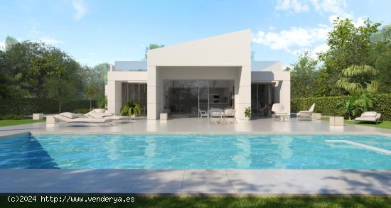 VENTA-OBRA NUEVA- VILLA CAMPO-ALTAONA MURCIA-4D-4B-195 M2-SOLÁRIUM 141 M2-PRECIO 605000 EUR - MURCI