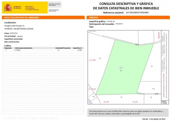 TERRENO RUSTICO EN LAS LOMAS- PRECIO A CONSULTAR - LEON