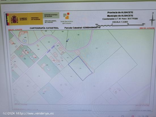 SE VENDEN EN URB. LOS PRADOS 3368M DE TERRENO RUSTICO. - ALBACETE