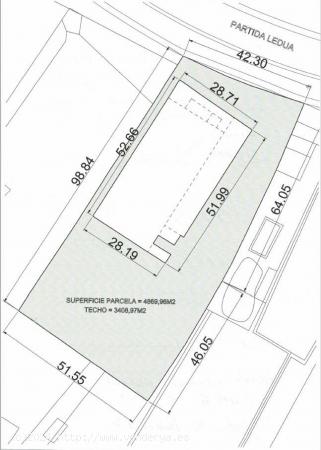 Interesante suelo urbano industrial en parcela urbanizada en Polígono Fondonet (Novelda) - ALICANTE