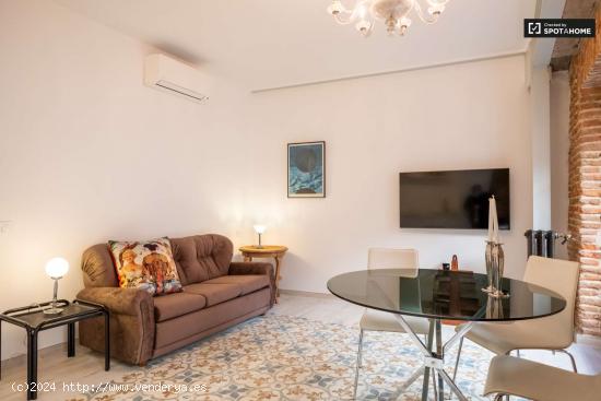  Amplio apartamento de 1 dormitorio en alquiler en Lavapiés, Madrid - MADRID 