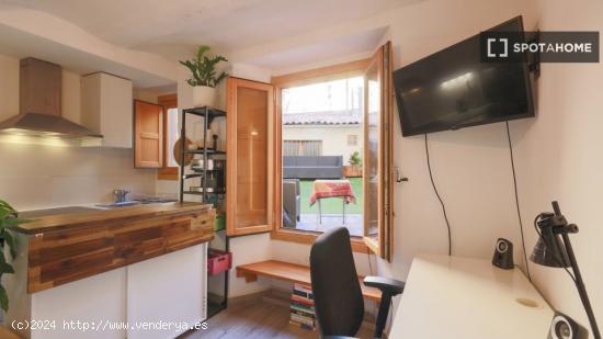 Apartamento de 1 dormitorio con terraza en Ciutat Vella, Barcelona - BARCELONA