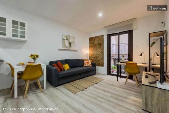  Apartamento de 1 dormitorio en alquiler en Ciutat Vella - BARCELONA 