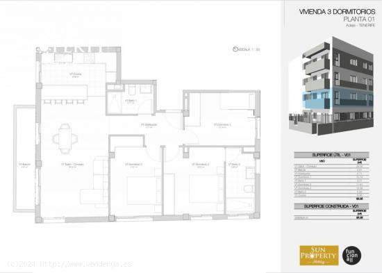 TERRENO CON PROYECTO PARA EDIFICIO DE LUJO ADEJE - SANTA CRUZ DE TENERIFE