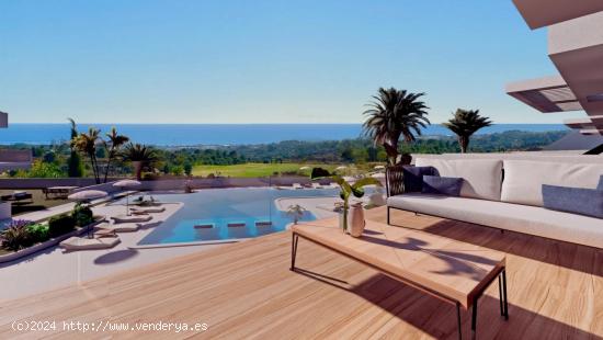  ▷Apartamento en Planta Baja con Vistas al Mar y Jardín Privado en Finestrat Costa Blanca - ALICAN 