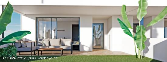 ▷Apartamento en Planta Baja con Vistas al Mar y Solarium Privado en Finestrat Costa Blanca - ALICA