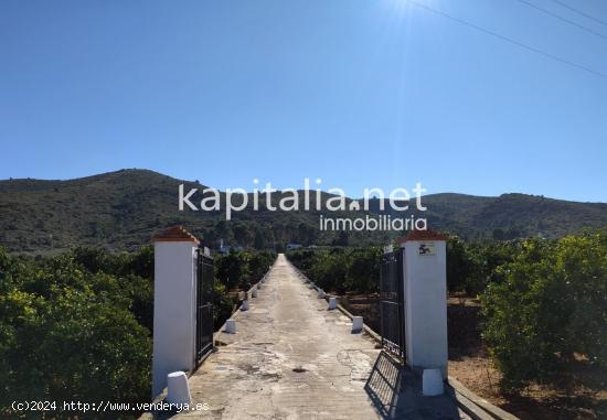 FINCA RÚSTICA A LA VENTA EN UN ENTORNO ÚNICO - VALENCIA