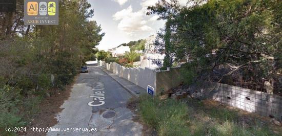 PARCELA EN URBANIZACION SIERRA DE ALTEA CON 1053 m2 EDIFICABLE, SIN VECINOS - ALICANTE