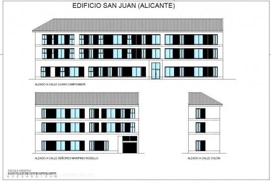 Sensacional parcela urbana en el centro de Sant Joan a 240 € m2 de techo - ALICANTE