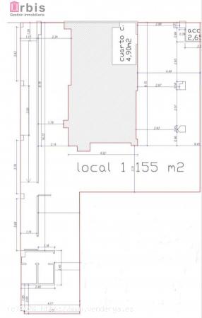 Urbis te ofrece un estupendo local comercial en alquiler en zona Carmelitas-Oeste, Salamanca. - SALA