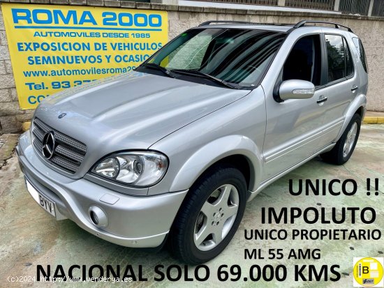  Mercedes Clase M ML 55 AMG NACIONAL SOLO 69.000 KMS UNICO !! - Barcelona 