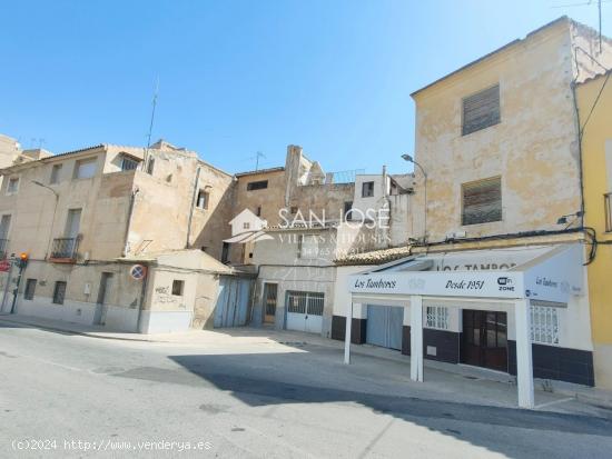 SE VENDE SOLAR EN ASPE ZONA DEL BARRANCO - ALICANTE