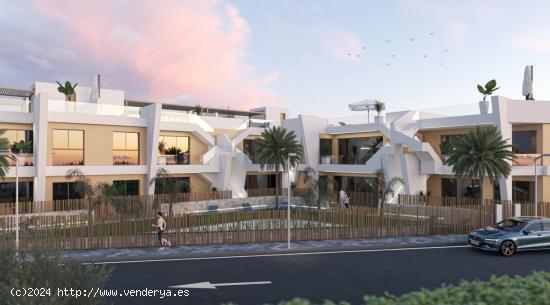 VENTA-OBRA NUEVA-BUNGALOWS-SAN PEDRO DEL PINATAR-2-3D/2B-PISCINA COMUN.-KEY READY JUNIO 2023 - MURCI