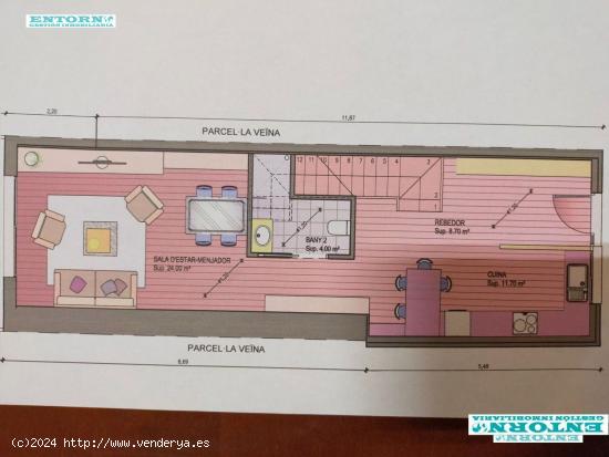 CASA EN EL CENTRO DE POLINYA CON JARDIN Y PARKING DE 60 M2 - BARCELONA