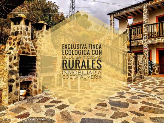 EXCLUSIVA FINCA ECOLOGICA CON BODEGA Y CASA RURALES  EN LA ALPUJARRA GRANADINA  DE  50HEC - GRANADA