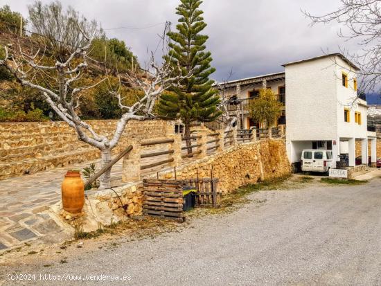 EXCLUSIVA FINCA ECOLOGICA CON BODEGA Y CASA RURALES  EN LA ALPUJARRA GRANADINA  DE  50HEC - GRANADA