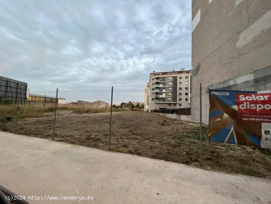 SUELO URBANO FINALISTA CON DOBLE FACHADA Y UNA SUPERFICIE DE 1.562 M² - CASTELLON