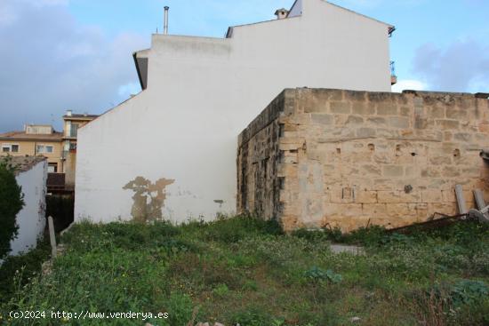 Solar urbano con cochera en el centro de LLoseta - BALEARES