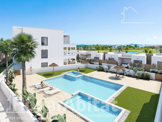 ¡TOTALMENTE NUEVO!  EXTERIOR CON GARAJE, PISCINA Y TERRAZA, CERCA DE LA PLAYA - MURCIA