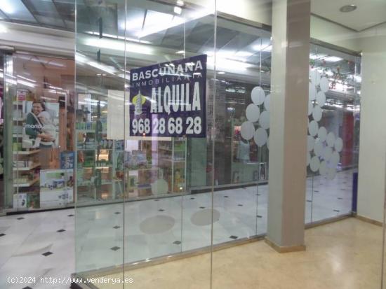 ALQUILER DE LOCAL COMERCIAL EN EL CENTRO  PLATERIA - MURCIA