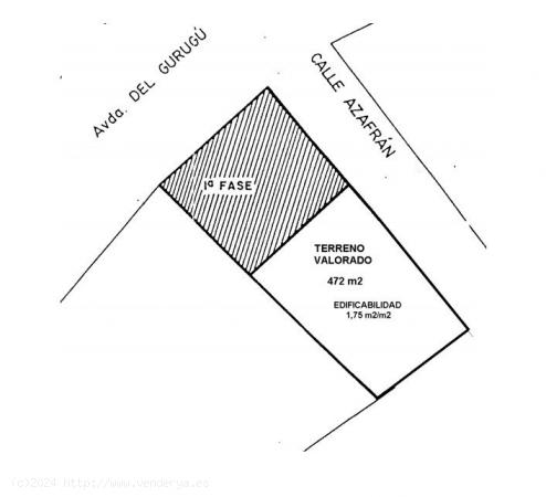 Suelo urbano consolidado  en venta en c. azafrán - BADAJOZ