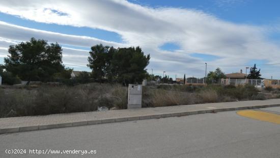 ++parcela urbana en esquina orientada a dos calles en urbanizacion el reloj fortuna++ 1.800m2 - MURC