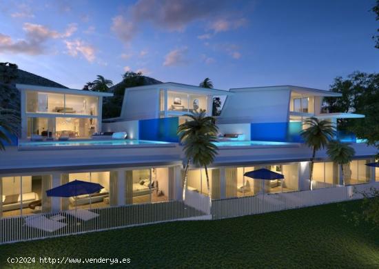 magnificas villas de lujo en construcción en el higueron - MALAGA