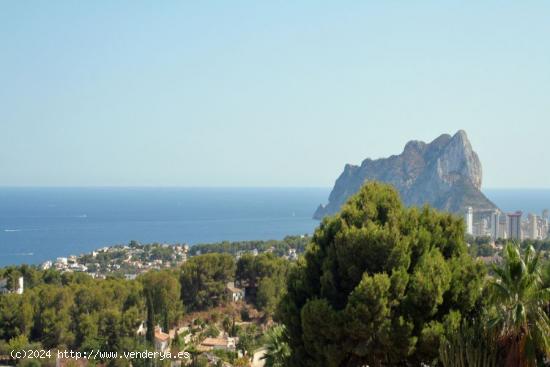 Parcela en Pedremala, Benissa con vistas panoramicas al mar de Moraira a Calpe - ALICANTE