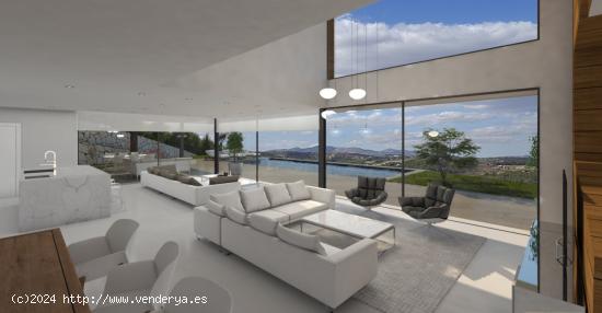 Obra nueva moderna en Moraira para vender con vistas panorámicas - ALICANTE