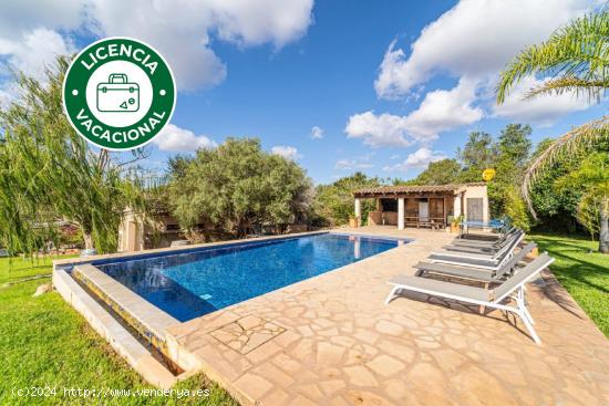  Finca con  piscina y LICENCIA VACACIONAL en Cala Murada - BALEARES 