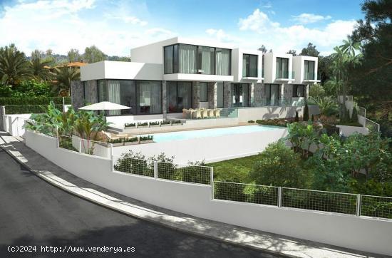 Proyecto de obra nueva junto al mar para una villa de vanguardia en Cala Vinyes - BALEARES