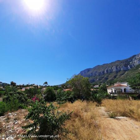 Parcela con vistas al mar y al montgó. - ALICANTE