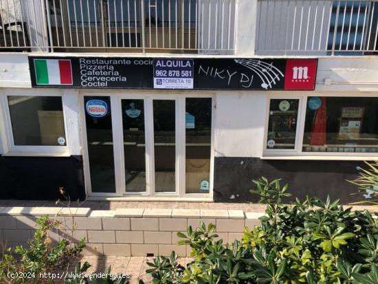 1ª LINEA PLAYA GANDIA - LOCAL COMERCIAL - SE ALQUILA / SE VENDE - VALENCIA