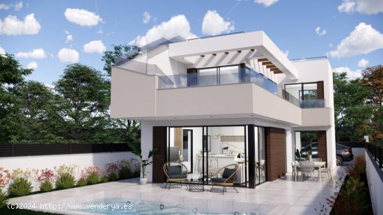  VILLAS DE OBRA NUEVA EN PILAR DE LA HORADADA EN EL CAMPO DE GOLF. - ALICANTE 